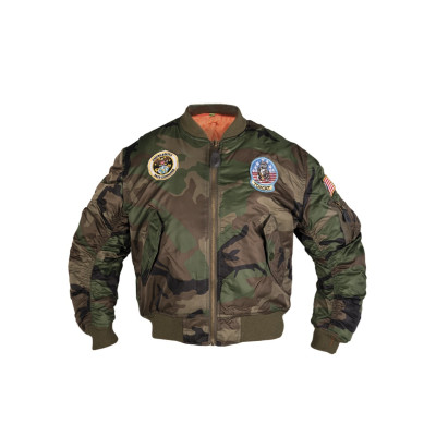 Blouson Enfant MA1 Avec Badges - Veste Enfant Aviateur Quaerius