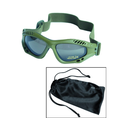 Lunettes Commando Air Pro Verres Fumés - Lunettes de Combat Quaerius