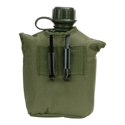 Gourde Plastique avec Housse Fosco Industries - Equipements militaire outdoor Quaerius