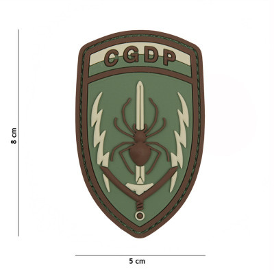 Patch 3D PVC CGDP Pologne Vert 101 Incorporated - Patches Quaerius