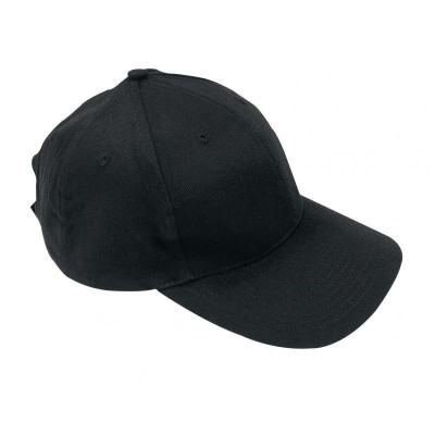 Casquette Base Ball Coton Noir Cityguard - Casquette Agent de Sécurité Cityguard Quaerius