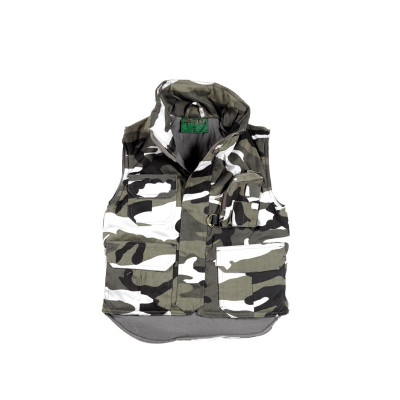 Gilet Rangers Enfant camouflage Urbain Gris Cityguard 2905 - Equipements Militaire Securite Quaerius