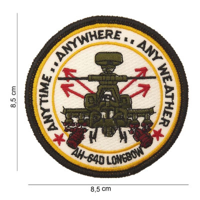 Patch Tissu AH-64D Longbow 101 Incorporated - Accueil sur Quaerius.com - Vêtements militaire et Equipements de Sécuri