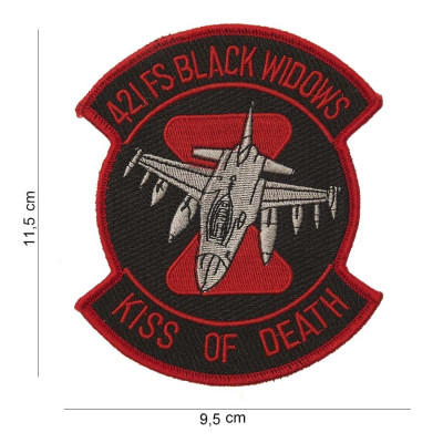 Patch Tissu Kiss of Death 421 FS Black Windows 101 Incorporated - Accueil sur Quaerius.com - Vêtements militaire et E