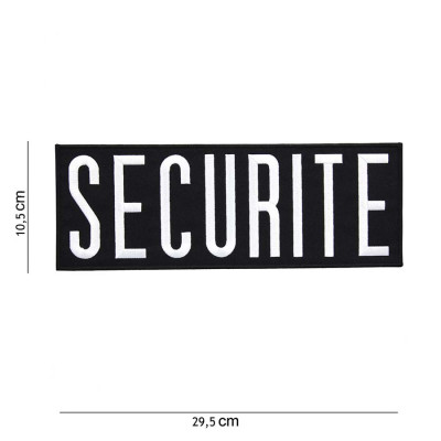 Patch Tissu Sécurité Noir 101 Incorporated - Accueil sur Quaerius.com - Vêtements militaire et Equipements de Sécurit