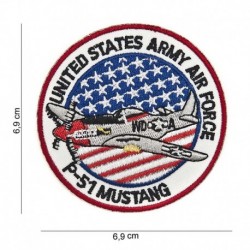 Patch¬†Tissu US Air Force P-51 Mustang