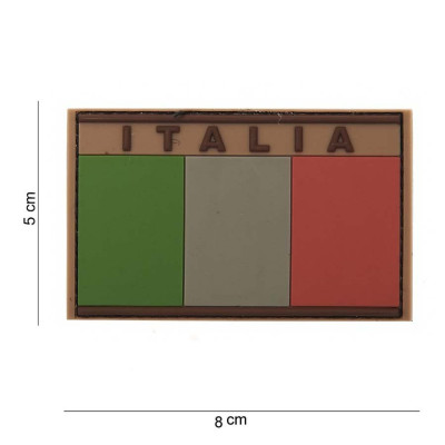 Patch 3D PVC Drapeau Italie Desert 101 Incorporated - Accueil sur Quaerius.com - Vêtements militaire et Equipements d