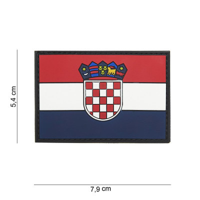 Patch 3D PVC Drapeau Croatie 101 Incorporated - Accueil sur Quaerius.com - Vêtements militaire et Equipements de Sécu