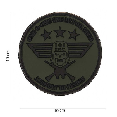 Patch 3D PVC Skull 101 Incorporated Airsoft Division