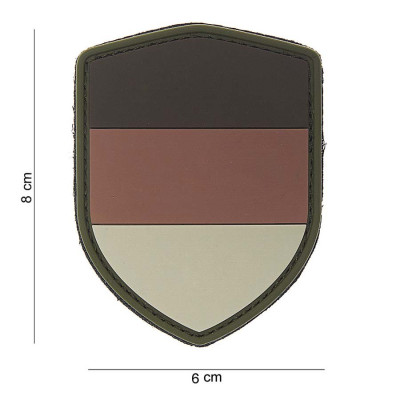 Patch 3D PVC Shield Allemagne Desert 101 Incorporated - Accueil sur Quaerius.com - Vêtements militaire et Equipements