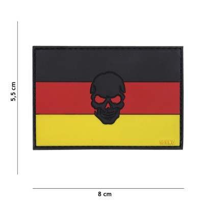 Patch 3D PVC Drapeau Allemand Skull 101 Incorporated - Accueil sur Quaerius.com - Vêtements militaire et Equipements 