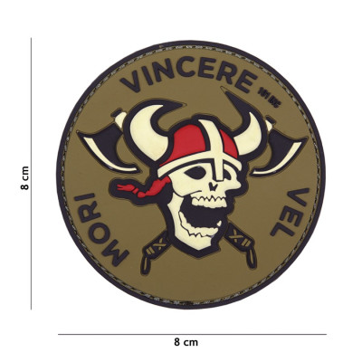 Patch 3D PVC Mori Vincere Vel Marron 101 Incorporated - Accueil sur Quaerius.com - Vêtements militaire et Equipements