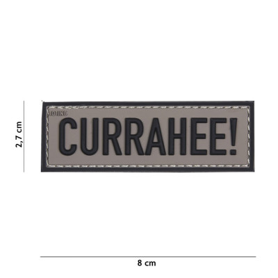 Patch 3D PVC Currahee! Gris 101 Incorporated - Accueil sur Quaerius.com - Vêtements militaire et Equipements de Sécur