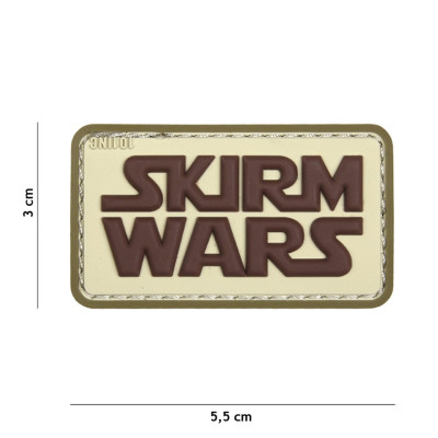 Patch 3D PVC Skirm Wars Sable 101 Incorporated - Accueil sur Quaerius.com - Vêtements militaire et Equipements de Séc