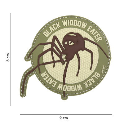 Patch 3D PVC Spider Black Widdow Eater Sable 101 Incorporated - Accueil sur Quaerius.com - Vêtements militaire et Equ