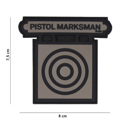 Patch 3D PVC Pistol Marksman Gris 101 Incorporated - Accueil sur Quaerius.com - Vêtements militaire et Equipements de