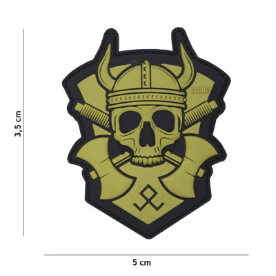 Patch 3D PVC Viking Hachettes Vert 101 Incorporated - Accueil sur Quaerius.com - Vêtements militaire et Equipements d