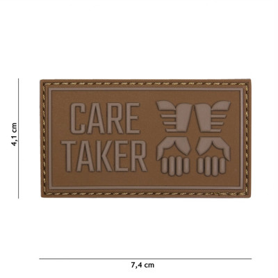 Patch 3D PVC Care Taker Coyote 101 Incorporated - Accueil sur Quaerius.com - Vêtements militaire et Equipements de Sé