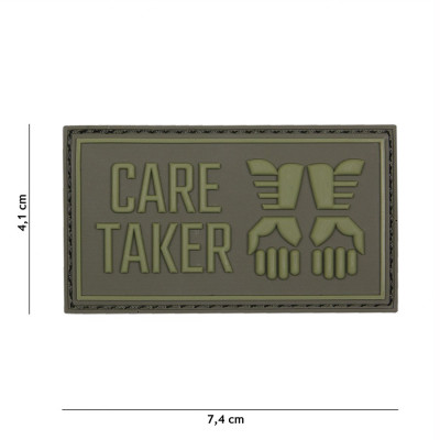 Patch 3D PVC Care Taker Vert 101 Incorporated - Accueil sur Quaerius.com - Vêtements militaire et Equipements de Sécu