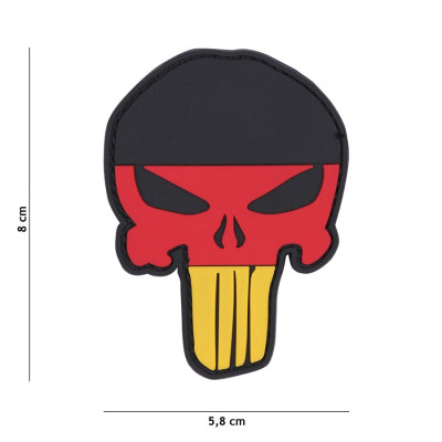 Patch 3D PVC Punisher Drapeau Allemand 101 Incorporated - Accueil sur Quaerius.com - Vêtements militaire et Equipemen