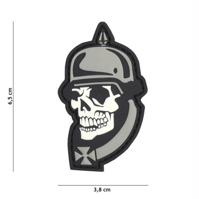 Patch 3D PVC Skull WWI Gris 101 Incorporated - Accueil sur Quaerius.com - Vêtements militaire et Equipements de Sécur