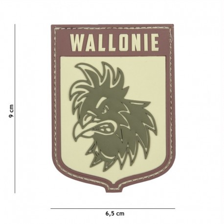 Patch 3D PVC Wallonie Basse Visibilité