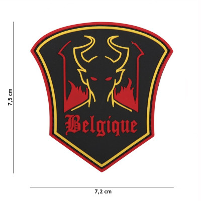 Patch 3D PVC Belgique Devil Noir 101 Incorporated - Accueil sur Quaerius.com - Vêtements militaire et Equipements de 