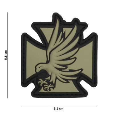 Patch 3D PVC Iron Eagle Vert 101 Incorporated - Accueil sur Quaerius.com - Vêtements militaire et Equipements de Sécu