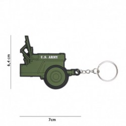 Porte Clé 3D Pvc Jeep Us Army Fostex - Porte Clé sur Quaerius.com - Vêtements militaire et Equipements de Séc