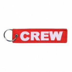 Porte Clé Identification Crew Rouge