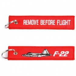 Porte Clé Identification Remove Before Flight F22 Fostex - Porte Clé sur Quaerius.com - Vêtements militaire e