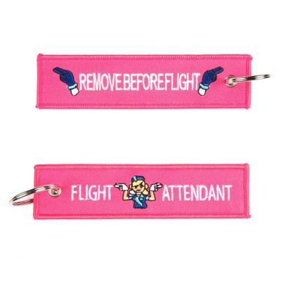 Porte Clé Identification Remove Before Flight Flight Attendant Fostex - Porte Clé sur Quaerius.com - Vêtement