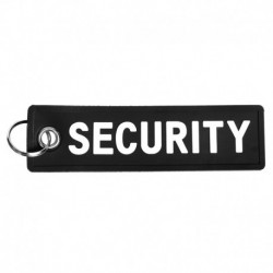 Porte Clé Pvc Security Noir