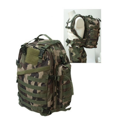 Sac à Dos de Combat Pack XT Camouflage CE 40L DCA France - Equipement militaire sac à dos tactique camouflage quaerius