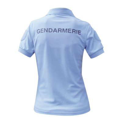 Polo Gendarmerie Cooldry Femme Bleu DCA France - Polos sur Quaerius.com - Vêtements militaire et Equipements 