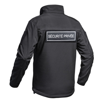 Veste softshell Sécu-One flap sécurité noir A10 Equipment