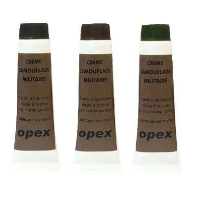 Lot de 3 Tubes de Camouflage OPEX - camouflage militaire tenue militaire Quaerius