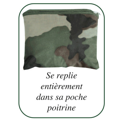 Coupe-Vent Militaire Camouflage CE Ripstop DCA FRANCE - Equipement militaire coupe vent armée de terre Quaerius