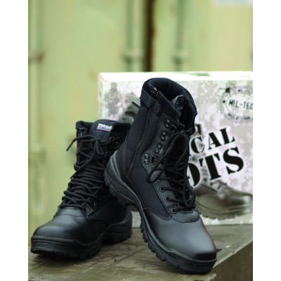 Chaussures Tactical 1 Zip - Bottes Tactiques Militaires  Marche Quaerius