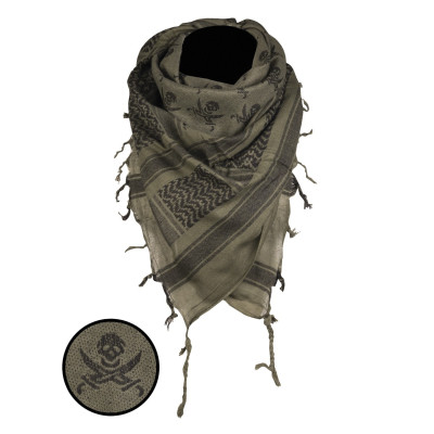 Echarpe Shemagh Crâne - Cheche Foulard Militaire Quaerius